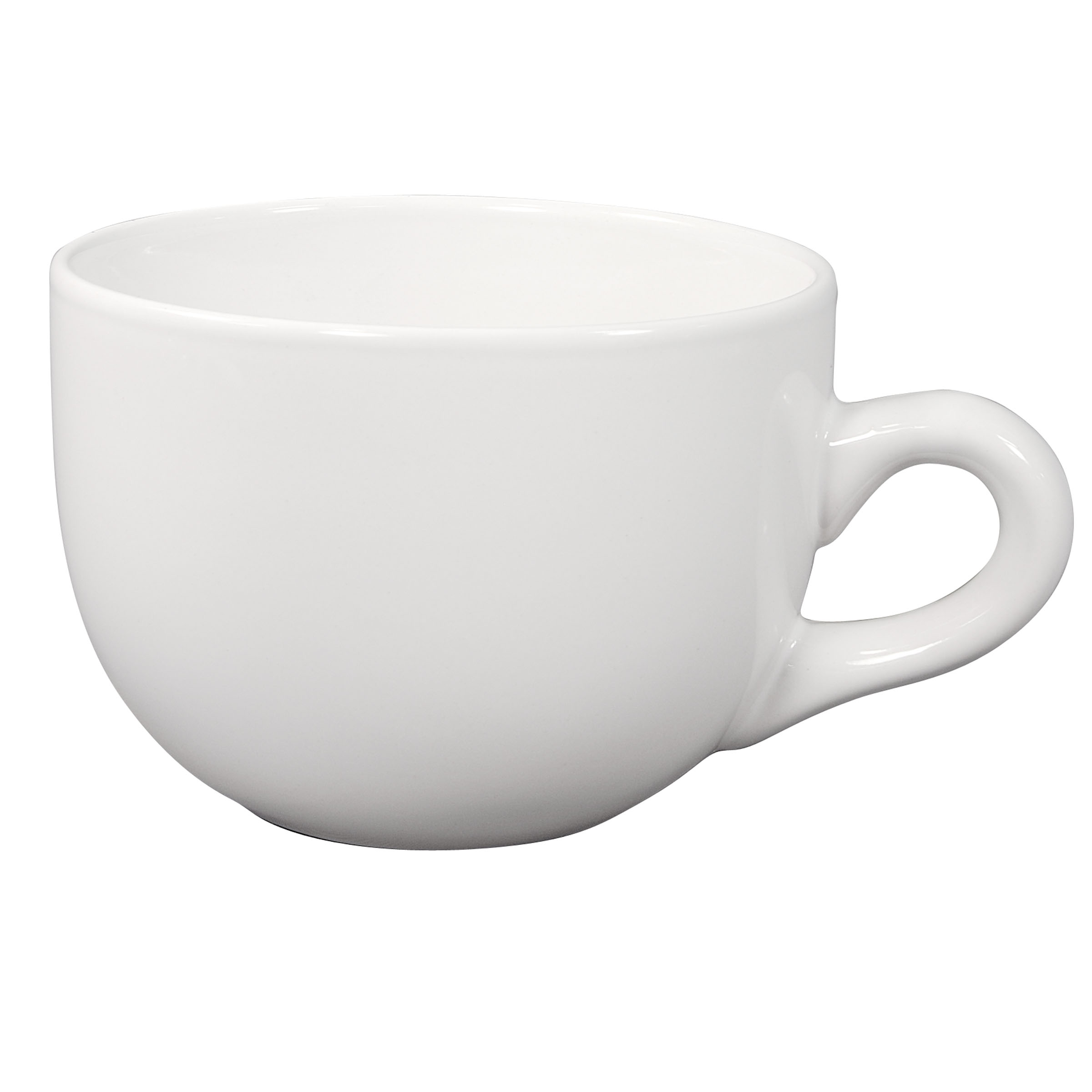 Numo - Latte Mug 16 Ounces White Ceramic