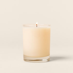 Double Old Fashioned Glass Candle - Blank