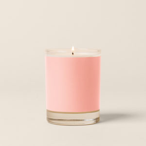 Double Old Fashioned Glass Candle - Full Wrap