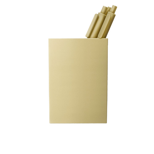 gold pen cup