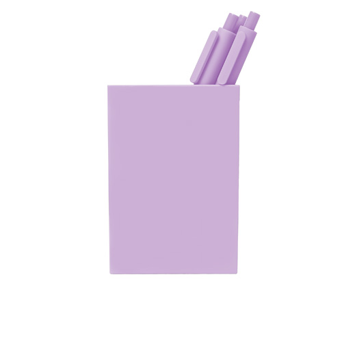 lilac pen cup