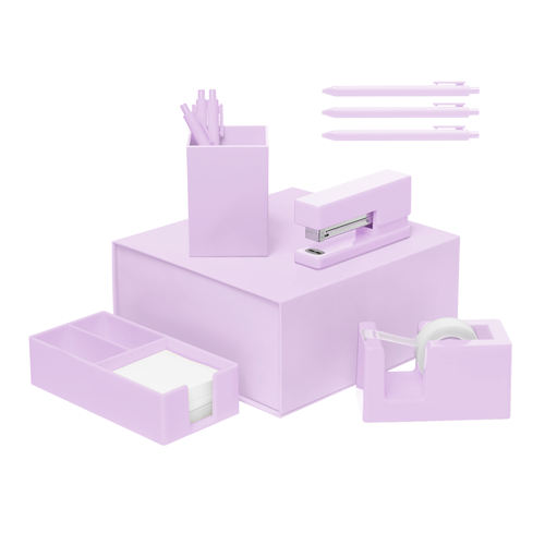 lilac desk set